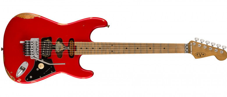 Guitare Frankenstein Relic Series red
